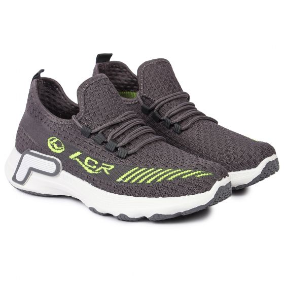 Lancer Men's Grey Sports Running Shoes