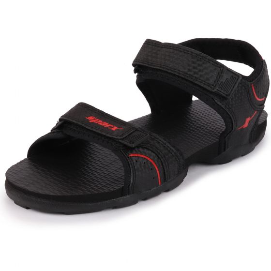 sparx sandals black